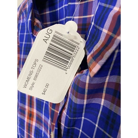 NWT J. Crew Plaid Relaxed Button Down Shirt - Picture 4 of 4